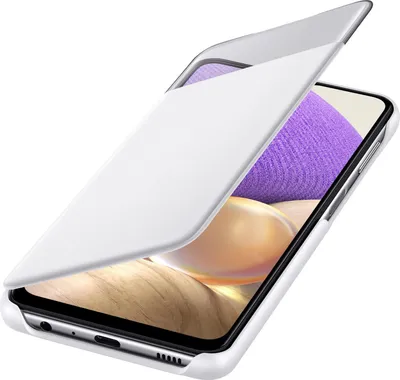 Produktbild von Samsung Galaxy A32 Hülle - Kunststoff - Samsung Klapphülle - Weiß