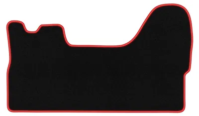 Immagine prodotto di Tappetini in moquette per Iveco Daily IV 2006-2014 (commerciale) – set 4 pezzi, nero/rosso, su misura – Wielganizator CARLUX