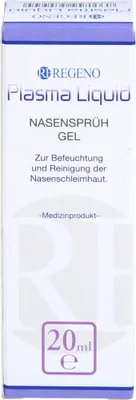 A product shot of a nasal spray gel box.