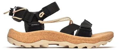 Produktbild von Merrell - Sandalen für Damen, Leder, Fesselriemen, Flach GT45824 (39 EU) (Schwarz/Braun)