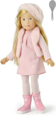 Produktbild von Kruselings Puppe Vera - Casual Puppenset mit Zubehör und rosa Outfit