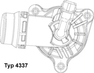 Produktbild von WAHLER Thermostat Kühlmittel 105°C für BMW 3 Touring (E91) 3 Limousine (E90) 3 Limousine (E46) 1 Schrägheck (E87) 5 Limousine (E60) 3 Touring (E46)