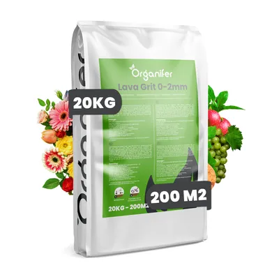 Zdjęcie produktu dla Żwir Lawowy z Pierwotnej Skały z Eifelu (20 kg na 200 m2) - Organifer