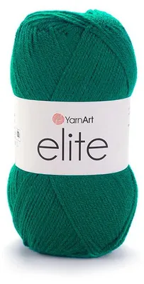 Produktbild von YarnArt Elite 73 Acrylgarn 100g/300m Türkisgrün weich & leicht für Decken & Amigurumi