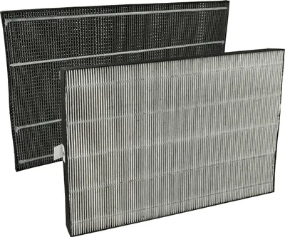 Produktbild von vhbw 2-teiliges Filter-Set Ersatz für Sharp FZ-A51DFR, 4974019764702, 4974019764733 für Luftreiniger / Luftwäscher - Aktivkohlefilter, HEPA-Filter
