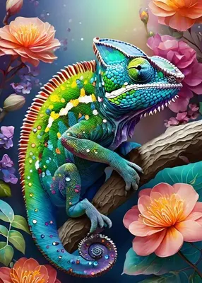 Image de Alipson Puzzle - Puzzle Caméléon coloré - 500 pièces