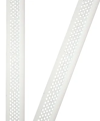 Produktbild von ProfileXXL PVC Abschlussprofil 2,5m x 25mm x 16mm, Abschlussleiste, Kantenschutz Weiß Putzschienen aus hart PVC, für Innen- & Außenputz