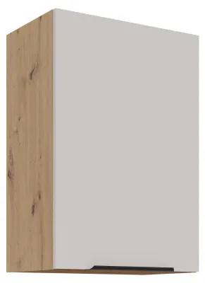 Produktbild von Küchen Hängeschrank 50 cm Küche SOLANO Kaschmir beige matt + Eiche Artisan matt Küchenzeile Küchenblock Küche Einbauküche