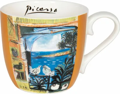 Obrázok produktu pre Könitz Hrnček Picasso - Les Pigeons, hrnček na kávu, šálka, hrnček na kávu, kostná Čína, 425 ml, 11 2 057 2439