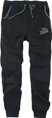 Obrázok produktu pre Pánske bežecké nohavice slim fit WANSFORD Black/Grey XL Lonsdale
