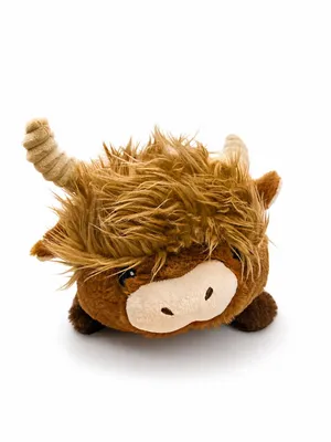 Produktbild von Highland-Rind Kuscheltier 30 cm Plüschrind mit Hörnern Stofftier Weiches Hochlandrind Geschenk für Kinder