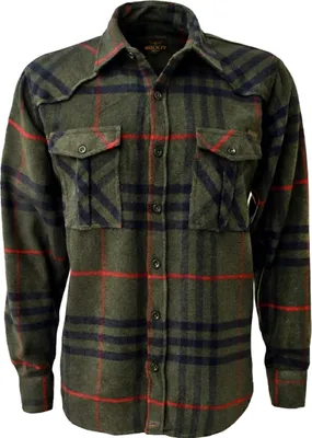 Produktbild von ROCK-IT Apparel Herren Flanellhemd Langarm Karo, regular Fit 3X-Large Grün kariert
