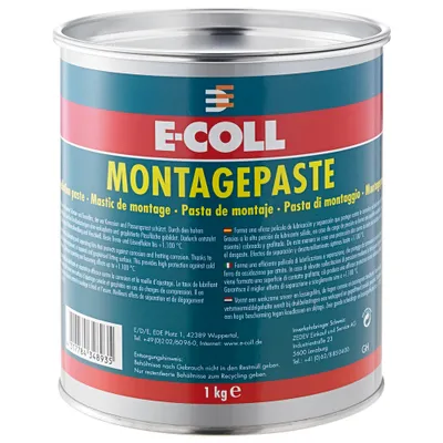 Produktbild von 10 Stück E-COLL Montagepaste 1 kg Dose (Meißelhammerpaste Schmiermittel)