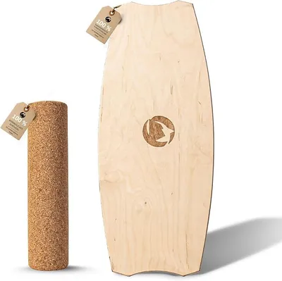 Imagen del producto de Entrenador de equilibrio de madera para entrenamiento en interiores y exteriores