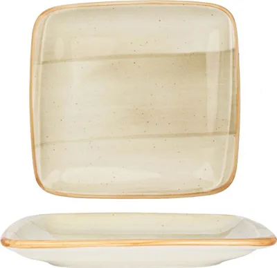 Imagen del producto de Bonna - Plato para servir - Aura Terrain - Porcelana - 15x14 cm