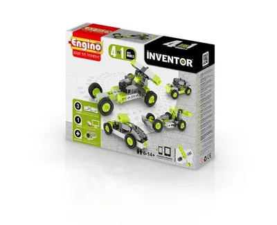 Obrázok produktu pre Klocki Engino Inventor 4 Modele Cars 0431 Engino Cena Za Umenie