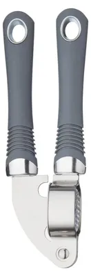 Productafbeelding van KitchenCraft knoflookpers, roestvrij staal, met ergonomisch handvat, 18,5 cm