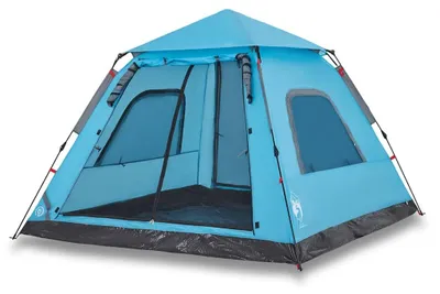 Immagine prodotto di vidaXL Tenda da campeggio a cupola 5 persone blu sgancio rapido