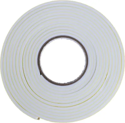 Produktbild von 5,5 m selbstklebender Dichtungsstreifen mit 9 x 5 mm Profil in Weiß