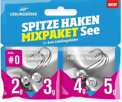 Produktbild von Lieblingsköder Spitze Haken #0 | Mixpaket See