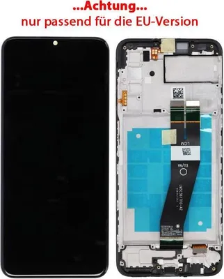 Produktbild von Original Samsung Galaxy A03s A037G LCD Display Touchscreen Bildschirm Rahmen Schwarz