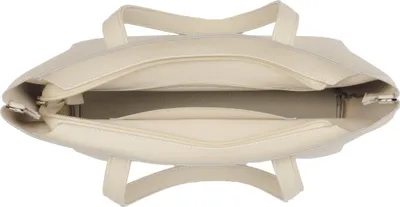 Imagen del producto de Tom Tailor, bolso tipo "shopper" con cremallera, colección Elis, accesorios para mujer, color beige, para uso diario