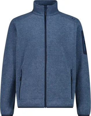 Produktbild von CMP Herren Outdoor Fleece Jacke Knit-Tech Meliert blau 52