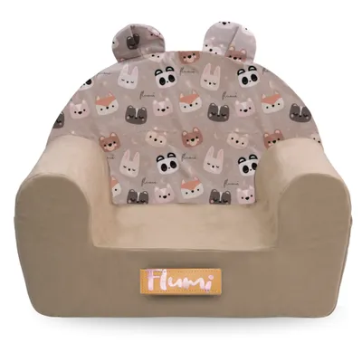 Produktbild von Flumi Kindersessel – Babysessel - Kindersitz fur Kinderzimmer Spielzimmer – Sessel  - 56x42 cm