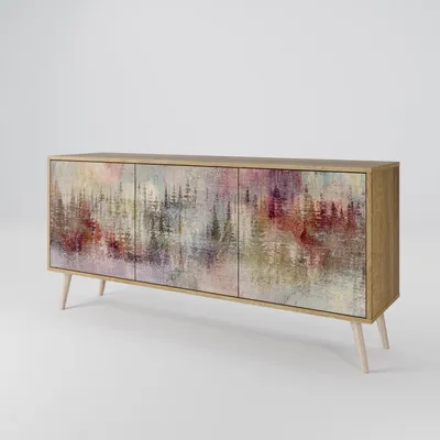 Immagine prodotto di Spacerebels cassettiera a 3 ante - credenza cassettiera - credenza alta - mobile armadio - soggiorno camera da letto - 57,5×111×42 (HxLxP)