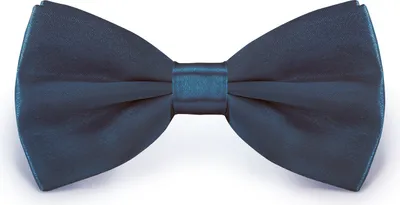 Produktbild von Fliege Dunkelblau Größe verstellbar aus Polyester einfarbig uni schmale 12 cm