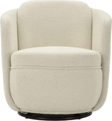 Image de FURNLUX Fauteuil Torino Beige 70cm / Couleur principale : Beige / Dimensions : 70 x 75 x 72 cm