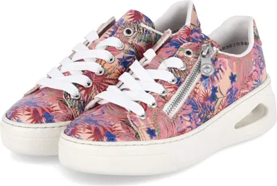 Produktbild von Rieker Damen Low Sneaker Rosa Bunt Synthetik Größe: 37