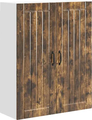 Zdjęcie produktu dla Szafka ścienna vidaXL LUCCA, dąb wędzony, 80 x 31 x 100 cm