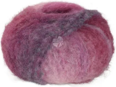 Produktbild von Lana Grossa - Gigante Multi 0107 mauve nelke pink jadegrün graurot weinrot brombeer veilchenblau