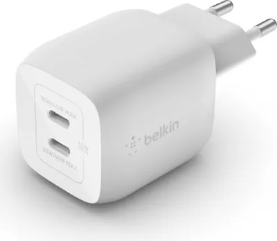 Produktbild von Belkin Netzladegert USB-C GaN 45W PD+PPS Technolog. WCH011vfWH