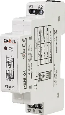 Produktbild von Przekaźnik elektromagnetyczny 230V AC/16A, PEM-01/230, exta Zamel