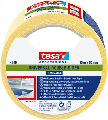Obrázok produktu pre tesa 04939-00002-11 Inštalačná páska biela (d x š) 10,00 m x 50,00 mm 10 m (04939-00002-11)