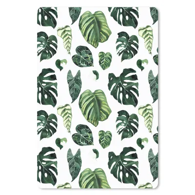 Produktbild von MuchoWow® Mauspad Mousepad Tropisch - Blätter - Grün 18x27 cm - Mousepads - Maus Mat - Pad - Mausunterlage