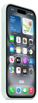 Produktbild von Apple MDGP4ZM/A, Cover, Apple, iPhone 16, 15,5 cm (6.1"), Aquamarin