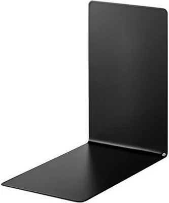 Produktbild von Bücherständer schwarz 2er Set 85x140x140mm