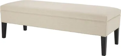 Produktbild von Casa Padrino Designer Sitzbank Elfenbein 140 x 50 x H. 45 cm - Luxus Möbel