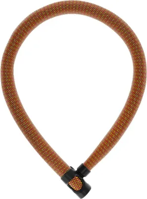 Produktbild von ABUS IVERA Chain 7210 – Flexibles Kettenschloss für Fahrräder, 110 cm, Orange