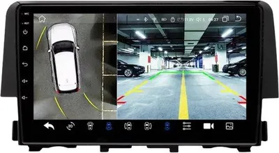 Zdjęcie produktu dla Radio samochodowe z Bluetooth i CarPlay do Hondy Civic 10. generacji (2016–2018) – kompatybilne z Apple i Android – system stereo – nawigacja – system nawigacyjny