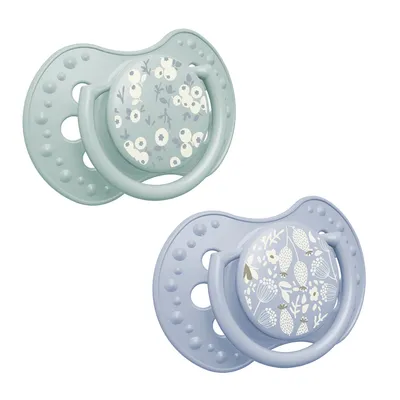 Image de LOVI tétines silicone dynamique Blossom Blue 3-6 m 2 pcs 22/922boy