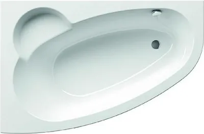 Produktbild von Ravak Asymmetric - Eckbadewanne, 1700x1100 mm, links, weiß C481000000