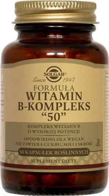 Productafbeelding van Formule van B-complex vitamines, 50 capsules, Solgar