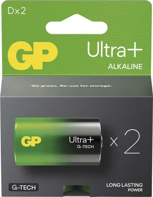 Imagen del producto de GP GPULP13A159C2 2 GP Batterie ULTRA PLUS Mono D 1,5 V