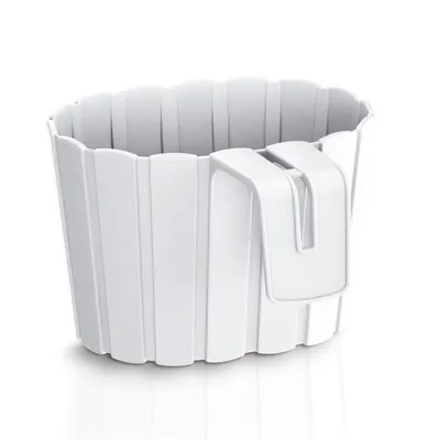 Obrázek produktu pro nabbi Plastový balkonový květináč DDEZ200 19,4 cm - bílá