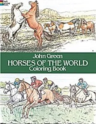 Zdjęcie produktu dla Horses of the World Coloring Book
