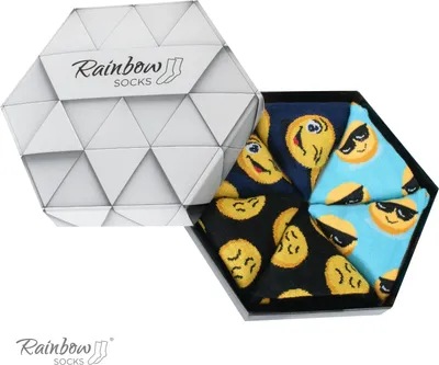 Produktbild von Socken-Emoticons lustig traurig großer Kerl Socken-Emoticons lustig traurig großer Kerl EU 36-40